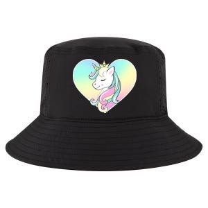 Rainbow Unicorn Heart Cool Comfort Performance Bucket Hat