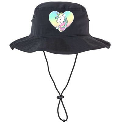 Rainbow Unicorn Heart Bucket Hat