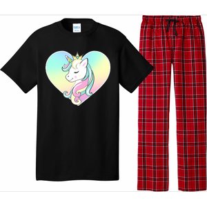 Rainbow Unicorn Heart Pajama Set