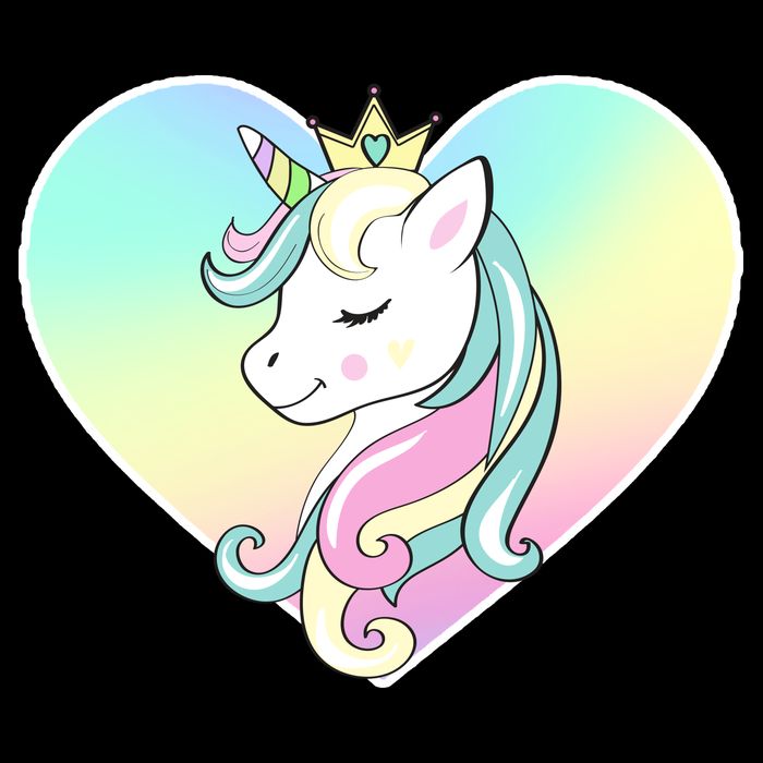 Rainbow Unicorn Heart Wool Snapback Cap