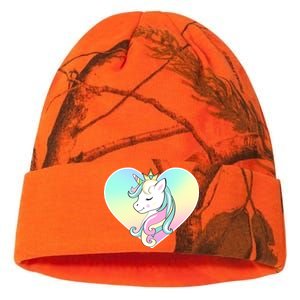 Rainbow Unicorn Heart Kati Licensed 12" Camo Beanie