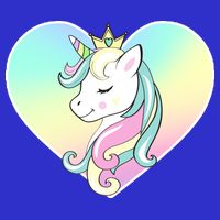 Rainbow Unicorn Heart Long Sleeve Shirt