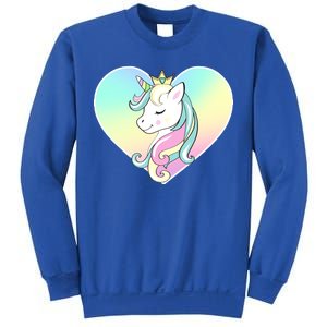 Rainbow Unicorn Heart Sweatshirt