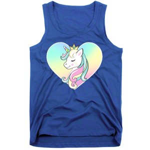 Rainbow Unicorn Heart Tank Top