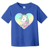 Rainbow Unicorn Heart Toddler T-Shirt