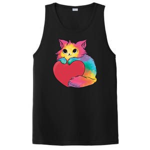 Rainbow Valentine Kitten PosiCharge Competitor Tank