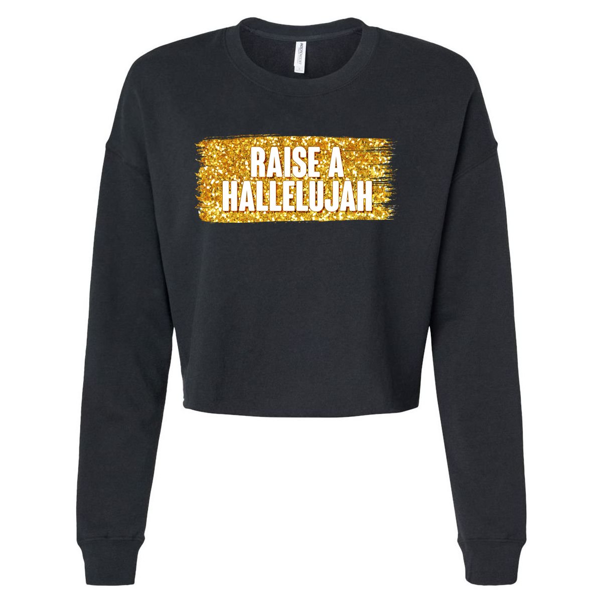 Raise A Hallelujah Cropped Pullover Crew