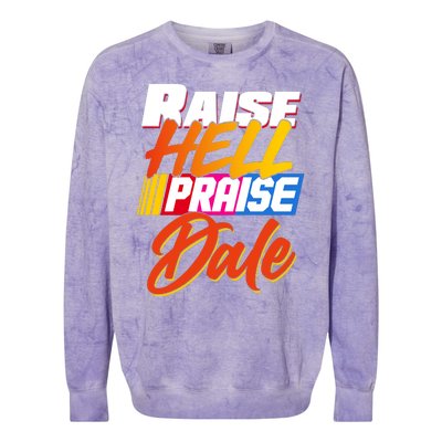 Raise Hell Praise Dale Colorblast Crewneck Sweatshirt