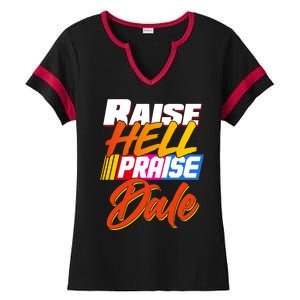 Raise Hell Praise Dale Ladies Halftime Notch Neck Tee