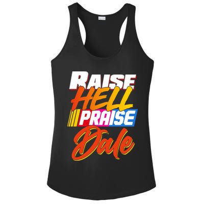 Raise Hell Praise Dale Ladies PosiCharge Competitor Racerback Tank