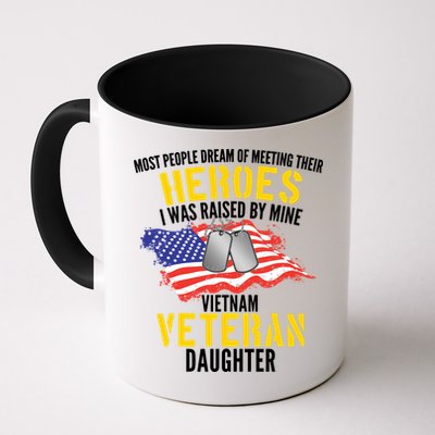 Raised By My Hero Proud Vietnam Veterans Daughter Mug