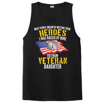 Raised By My Hero Proud Vietnam Veterans Daughter PosiCharge Competitor Tank