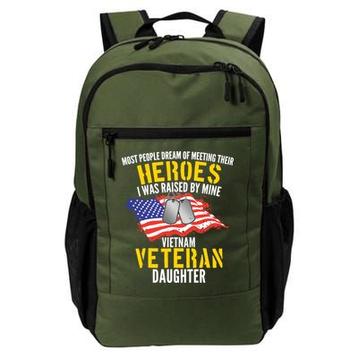 Raised By My Hero Proud Vietnam Veterans Daughter Backpack