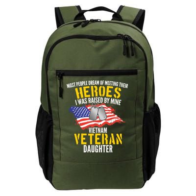 Raised By My Hero Proud Vietnam Veterans Daughter Daily Commute Backpack