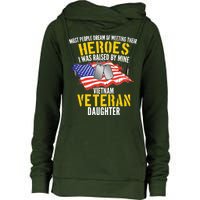 Raised By My Hero Proud Vietnam Veterans Daughter Womens Funnel Neck Pullover Hood