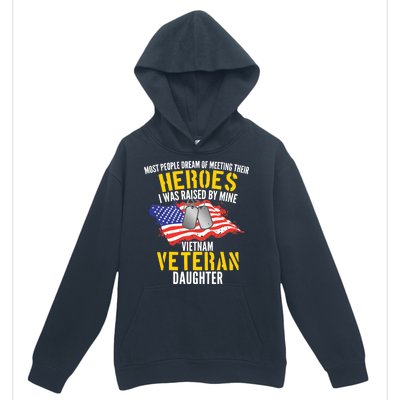 Raised By My Hero Proud Vietnam Veterans Daughter Urban Pullover Hoodie