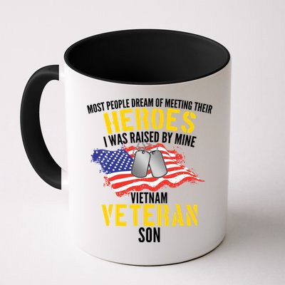 Raised By My Hero Proud Vietnam Veterans Son Mug