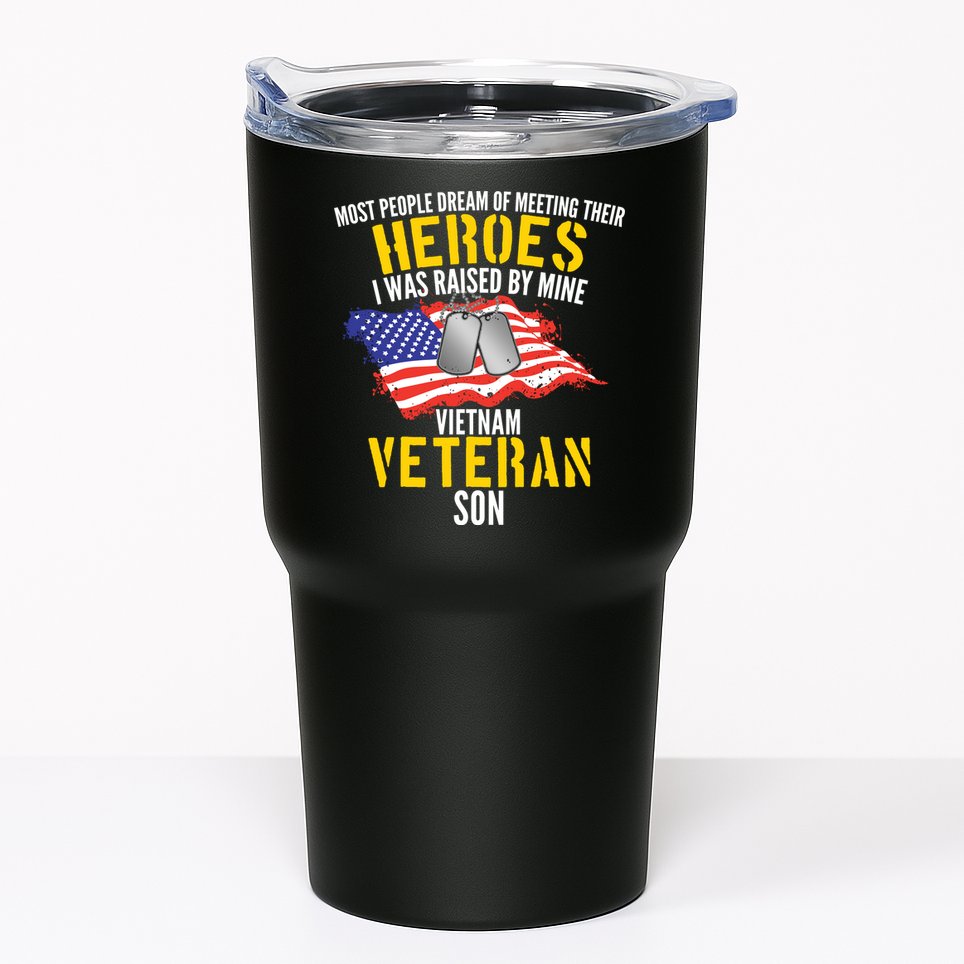 Raised By My Hero Proud Vietnam Veterans Son Tumbler