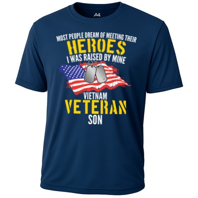 Raised By My Hero Proud Vietnam Veterans Son Performance Shirt