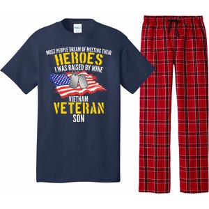 Raised By My Hero Proud Vietnam Veterans Son Pajama Set