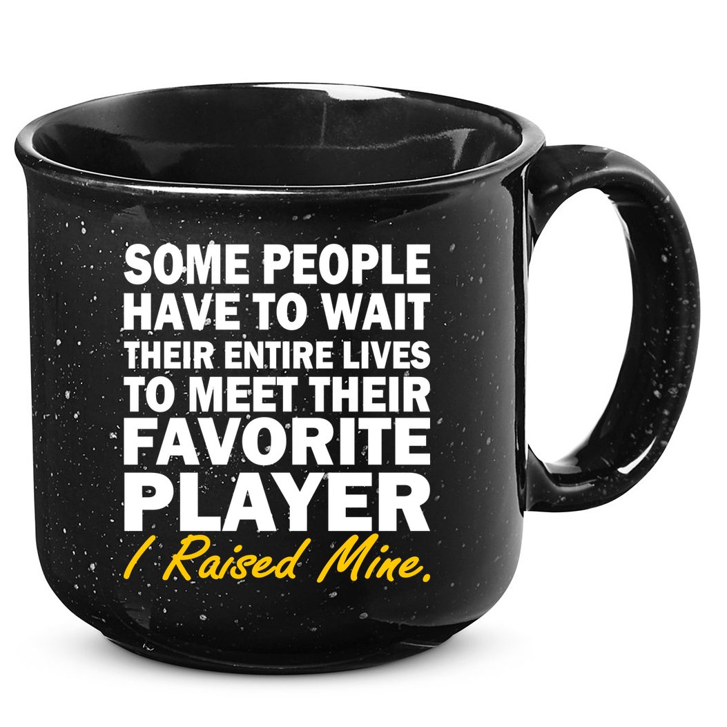 Raised My Favorite Player 15oz Campfire Ceramic Mug