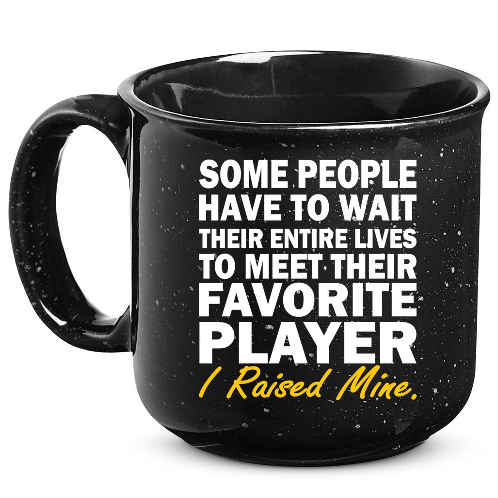 Raised My Favorite Player 15oz Campfire Ceramic Mug