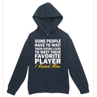 Raised My Favorite Player Urban Pullover Hoodie