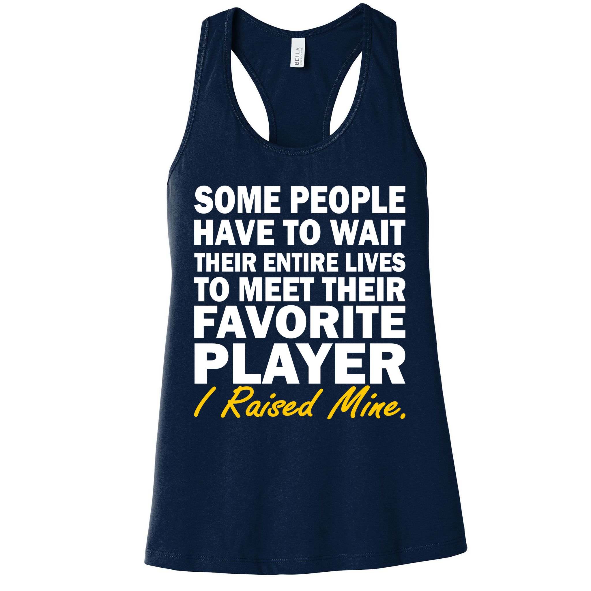Raised My Favorite Player Womens Tank Top