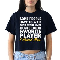Raised My Favorite Player Crop Top