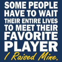 Raised My Favorite Player Kids Sweatshirt