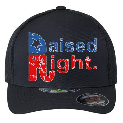 Raised Right Republican Logo Flexfit Unipanel Trucker Cap