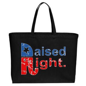 Raised Right Republican Logo Cotton Canvas Jumbo Tote