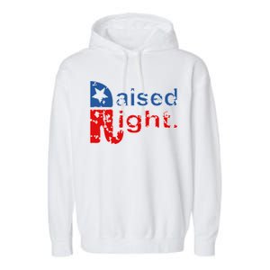 Raised Right Republican Logo Garment-Dyed Fleece Hoodie