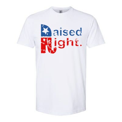 Raised Right Republican Logo Softstyle CVC T-Shirt