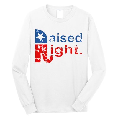 Raised Right Republican Logo Long Sleeve Shirt