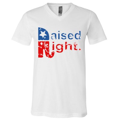 Raised Right Republican Logo V-Neck T-Shirt