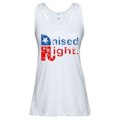 Raised Right Republican Logo Ladies Essential Flowy Tank