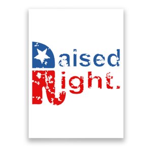 Raised Right Republican Logo Poster