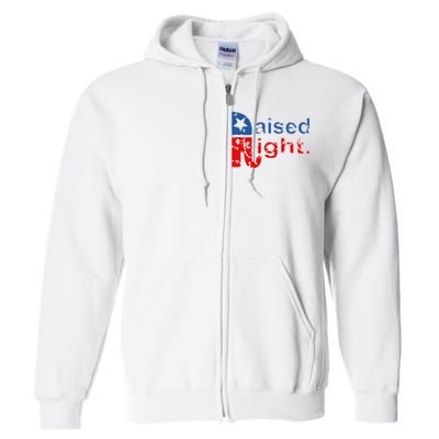 Raised Right Republican Logo Full Zip Hoodie