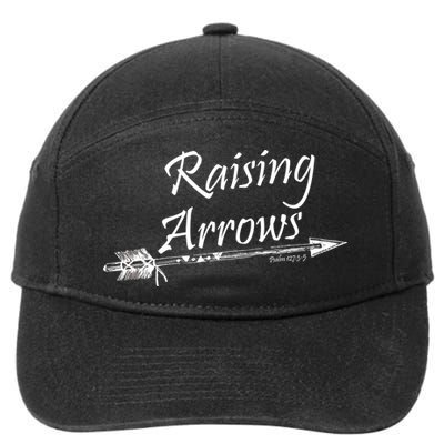 Raising Arrows Christian Psalm 127:3-5 7-Panel Snapback Hat