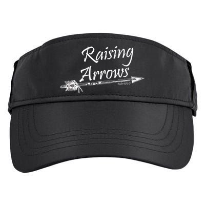 Raising Arrows Christian Psalm 127:3-5 Adult Drive Performance Visor