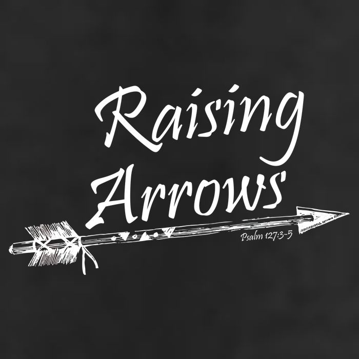 Raising Arrows Christian Psalm 127:3-5 Adult Drive Performance Visor
