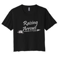 Raising Arrows Christian Psalm 127:3-5 Women's Crop Top Tee