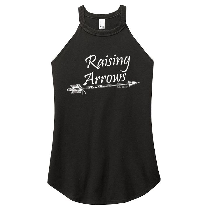 Raising Arrows Christian Psalm 127:3-5 Women's Perfect Tri Rocker Tank