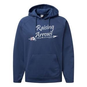 Raising Arrows Christian Psalm 127:3-5 Performance Fleece Hoodie