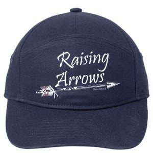 Raising Arrows Christian Psalm 127:3-5 7-Panel Snapback Hat