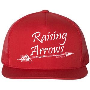 Raising Arrows Christian Psalm 127:3-5 Flat Bill Trucker Hat