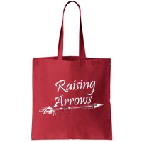 Raising Arrows Christian Psalm 127:3-5 Tote Bag