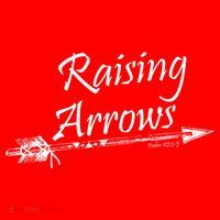 Raising Arrows Christian Psalm 127:3-5 Pom Pom 12in Knit Beanie