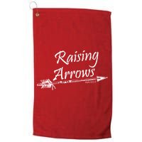 Raising Arrows Christian Psalm 127:3-5 Golf Towel
